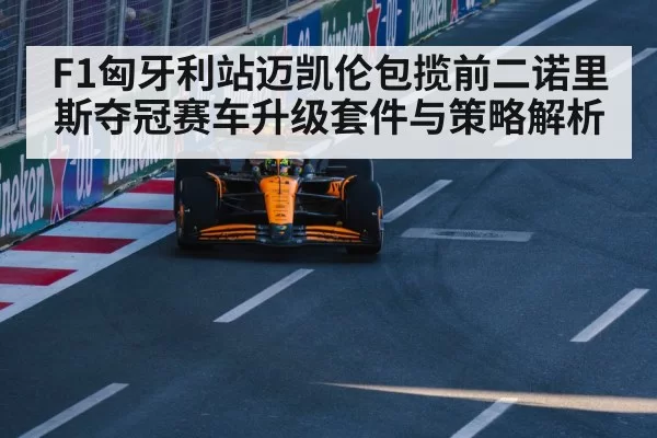McLaren F1 car upgrade